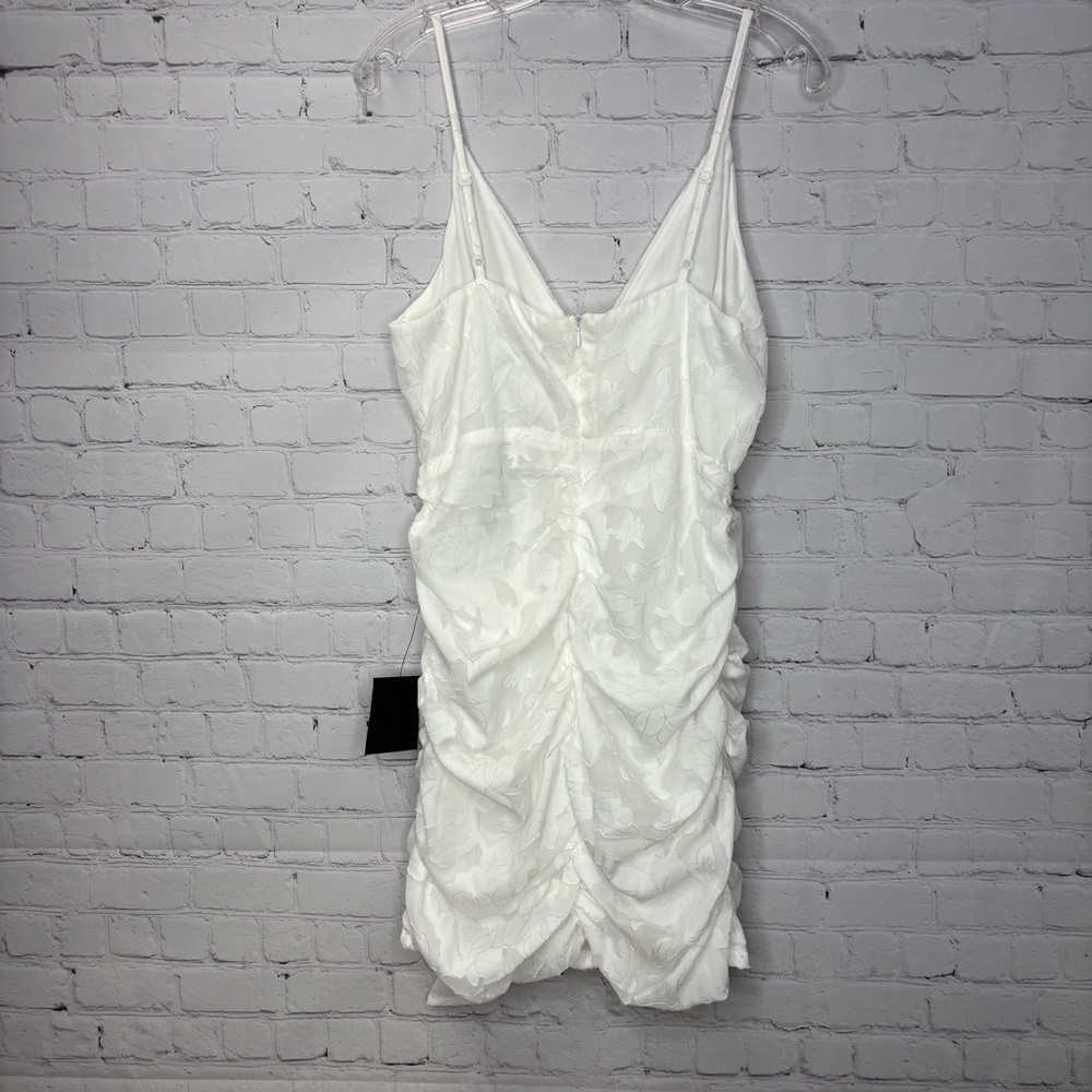 Lulu's White Mini Dress - Picture 6 of 9